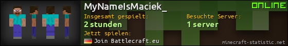 Benutzerleisten 560x90 für MyNameIsMaciek_