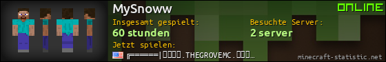 Benutzerleisten 560x90 für MySnoww