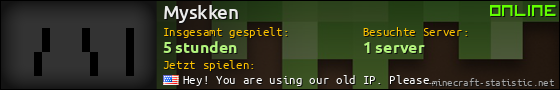 Benutzerleisten 560x90 für Myskken