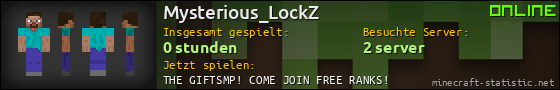 Benutzerleisten 560x90 für Mysterious_LockZ