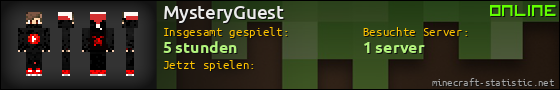 Benutzerleisten 560x90 für MysteryGuest