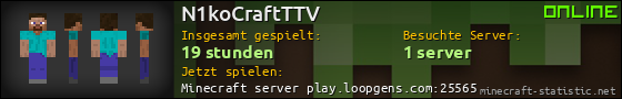 Benutzerleisten 560x90 für N1koCraftTTV