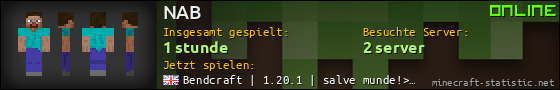 Benutzerleisten 560x90 für NAB