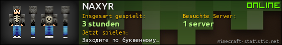 Benutzerleisten 560x90 für NAXYR