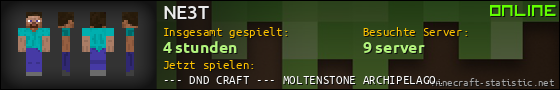 Benutzerleisten 560x90 für NE3T
