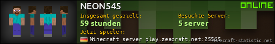 Benutzerleisten 560x90 für NEON545
