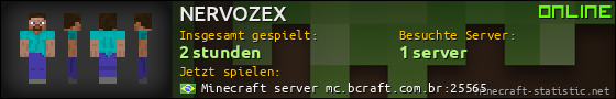 Benutzerleisten 560x90 für NERVOZEX
