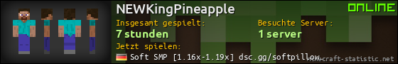 Benutzerleisten 560x90 für NEWKingPineapple