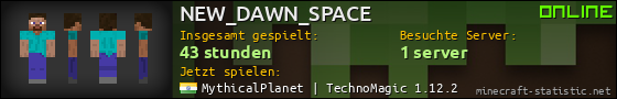 Benutzerleisten 560x90 für NEW_DAWN_SPACE