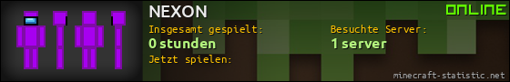 Benutzerleisten 560x90 für NEXON