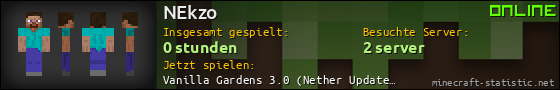 Benutzerleisten 560x90 für NEkzo