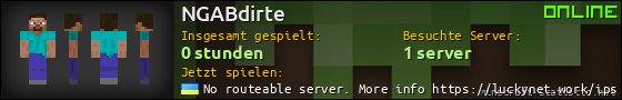 Benutzerleisten 560x90 für NGABdirte
