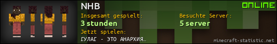 Benutzerleisten 560x90 für NHB