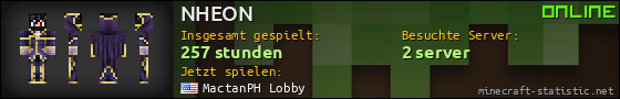 Benutzerleisten 560x90 für NHEON