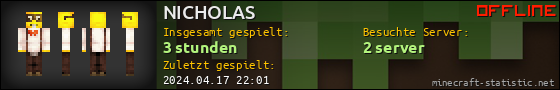 Benutzerleisten 560x90 für NICHOLAS