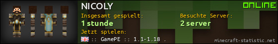 Benutzerleisten 560x90 für NICOLY