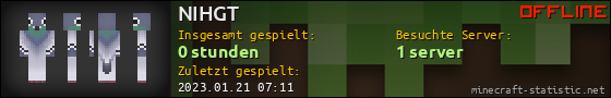 Benutzerleisten 560x90 für NIHGT