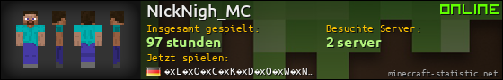 Benutzerleisten 560x90 für NIckNigh_MC