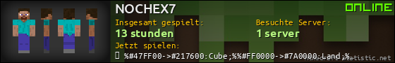 Benutzerleisten 560x90 für NOCHEX7