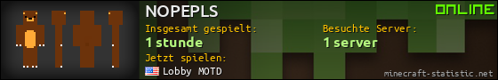 Benutzerleisten 560x90 für NOPEPLS
