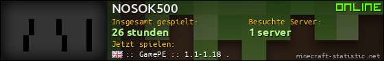 Benutzerleisten 560x90 für NOSOK500