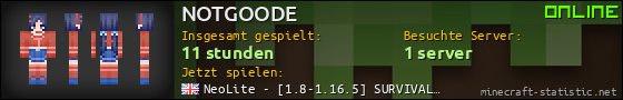 Benutzerleisten 560x90 für NOTGOODE