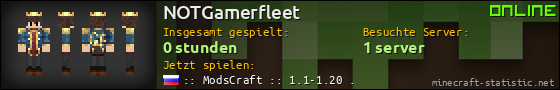 Benutzerleisten 560x90 für NOTGamerfleet