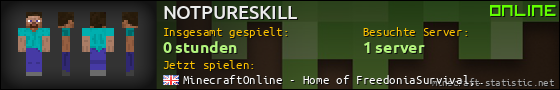 Benutzerleisten 560x90 für NOTPURESKILL
