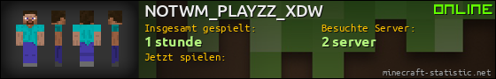 Benutzerleisten 560x90 für NOTWM_PLAYZZ_XDW