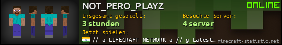 Benutzerleisten 560x90 für NOT_PERO_PLAYZ