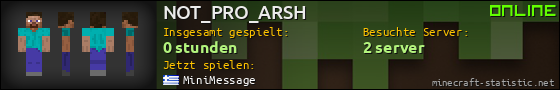 Benutzerleisten 560x90 für NOT_PRO_ARSH