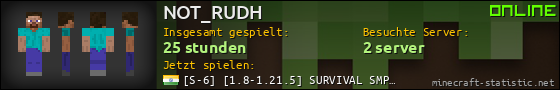 Benutzerleisten 560x90 für NOT_RUDH