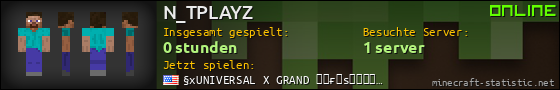 Benutzerleisten 560x90 für N_TPLAYZ