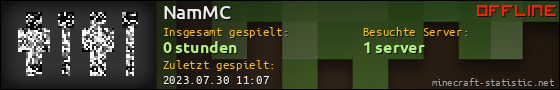 Benutzerleisten 560x90 für NamMC
