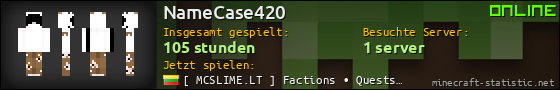 Benutzerleisten 560x90 für NameCase420