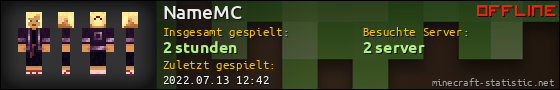 Benutzerleisten 560x90 für NameMC