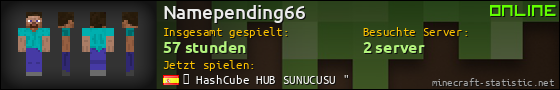 Benutzerleisten 560x90 für Namepending66