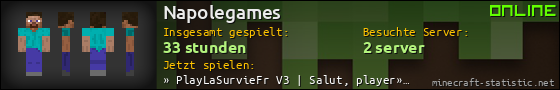 Benutzerleisten 560x90 für Napolegames