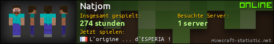 Benutzerleisten 560x90 für Natjom