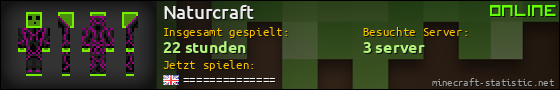 Benutzerleisten 560x90 für Naturcraft