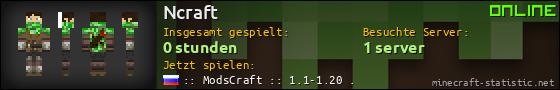 Benutzerleisten 560x90 für Ncraft