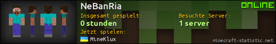 Benutzerleisten 560x90 für NeBanRia