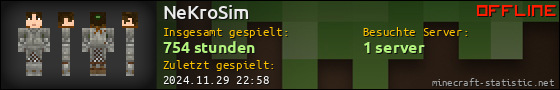 Benutzerleisten 560x90 für NeKroSim