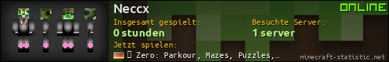 Benutzerleisten 560x90 für Neccx