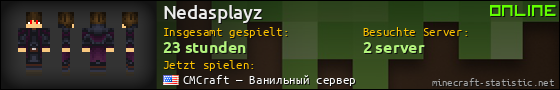 Benutzerleisten 560x90 für Nedasplayz