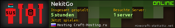 Benutzerleisten 560x90 für NekitGo
