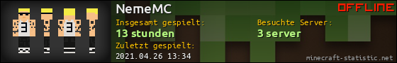 Benutzerleisten 560x90 für NemeMC