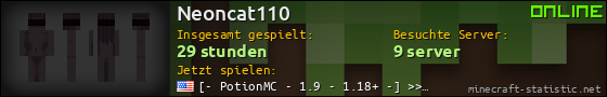 Benutzerleisten 560x90 für Neoncat110