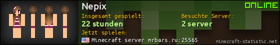 Benutzerleisten 560x90 für Nepix