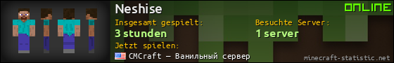 Benutzerleisten 560x90 für Neshise